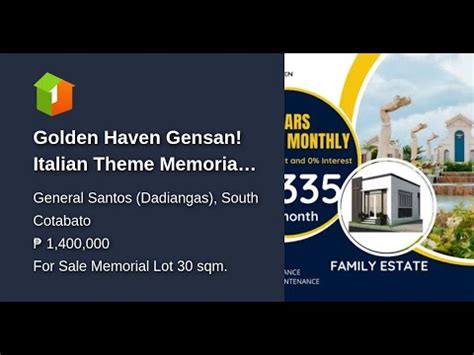 Golden Haven Gensan! Italian Theme Memorial Park! 0.